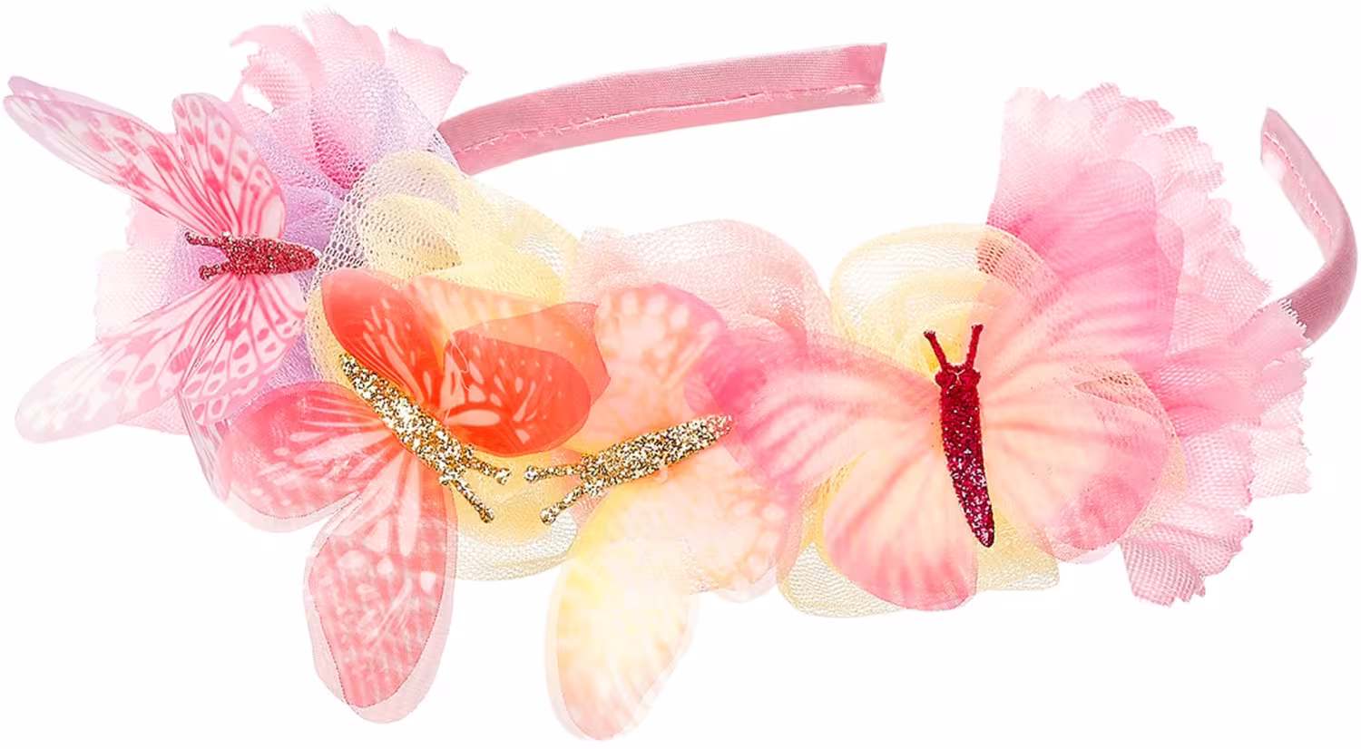Souza Karneval M&auml;dchen Haarreif Blumen Lilyanne