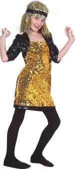 Karneval Mädchen Kostüm Disco-Kleid