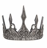 Thetru Karneval Krone König silber