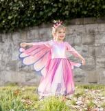 Karneval Mädchen Kostüm Schmetterling rosa