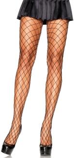 Leg Avenue Karneval Halloween Strumpfhose Netz schwarz
