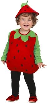 Karneval Baby Kostüm Erdbeere Puffy Strawberry