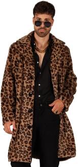 Thetru Karneval Herren Kostüm Jacke Plüsch Leo