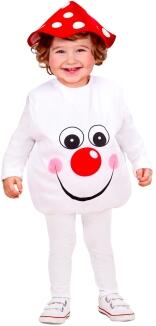 Karneval Kinder Kostüm Pilz Puffy Mushroom