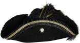 Thetru Karneval Luxus Hut Dreispitz Pirat Jack schwarz
