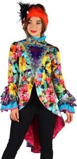 Thetru Karneval Damen Kostüm Jacke Flower Star