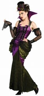 Karneval Halloween Damen Kostüm Victorian Vampiress