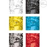 Karneval Herren Rüschenhemd gold