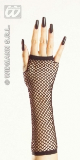 Karneval Halloween fingerlose NETZ HANDSCHUHE