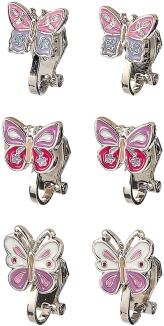 Souza Karneval Kinder Ohrclips Schmetterling