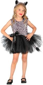 Karneval Mädchen Kostüm Set Leopard