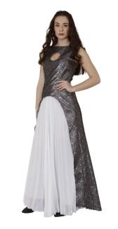 Karneval Damen Kostüm Brokat-Kleid