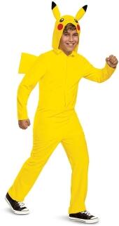 Karneval Kinder Teens Kostüm Jumpsuit Pikachu