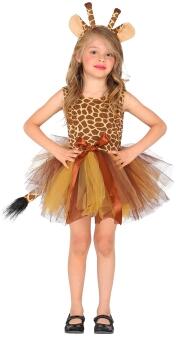 Karneval Mädchen Kostüm Set Giraffe