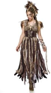 Karneval Halloween Damen Kostüm Apokalyptische Kriegerin