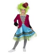 Karneval Mädchen Kostüm Hutmacher Mad Hatter
