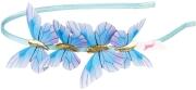 Souza Haarreif für Kinder Schmetterling blau