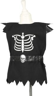 Souza Karneval Halloween Jungen Kostüm Tunika Casper schwarz