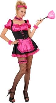 Widmann Karneval Damen Kostüm Zimmermädchen pink