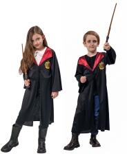 Karneval Halloween Kinder Kost&uuml;m Zauber-Sch&uuml;ler