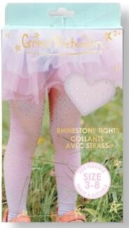 Great Pretenders Kinder Strumpfhose mit Strass Ombre lila rosa blau