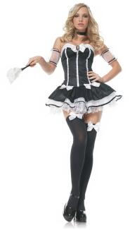 Leg Avenue Karneval Damen Kostüm Zimmermädchen CHAMBERMAID