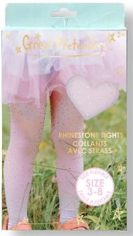 Great Pretenders Kinder Strumpfhose mit Strass Ombre lila rosa blau