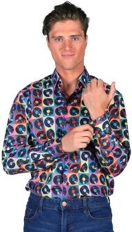 Thetru Karneval Herren Party Hemd Deejay