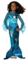 Karneval Mädchen Kostüm Meerjungfrau Blue Magical