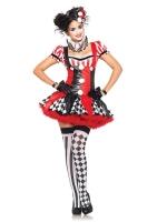 Leg Avenue Karneval Damen Kostüm Harlekin Clown