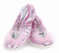 Karneval Kinder Mädchen Schuhe Prinzessin Slipper rosa