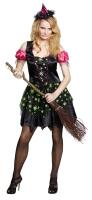Karneval Halloween Damen Kostüm Hexe Magic Witch