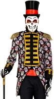 Karneval Halloween Herren Kostüm Jacket Frack Tag der Toten bunt