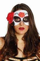 Karneval Halloween Maske Catrina La Rosa