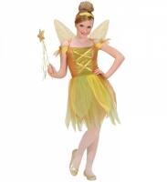 Karneval Mädchen Kostüm Fee Golden Forrest