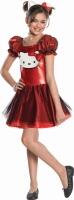 Karneval Mädchen Kostüm Hello Kitty rot
