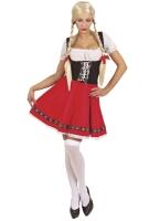 Oktoberfest Karneval Damen Kostüm Dirndl Heidi