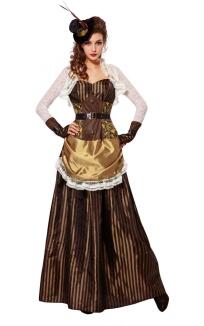 Karneval Damen Kostüm Steampunk Lady Rose