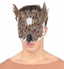 Karneval Augen Maske Eule
