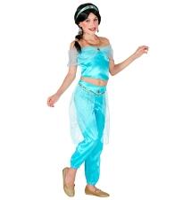 Karneval Mädchen Kostüm Arabische Prinzessin blau