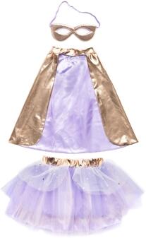 Karneval Mädchen Kostüm Super-Duper-Tutu gold lila