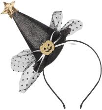 MUYAPAY 2 Stück Halloween Haarreif, Hexenhut Haarreif Set Furcht Halloween Stirnband Wiederverwendbar, Haarreif Halloween Kinder Niedlich, Fuer Halloween, Cosplay, Kostuempartys, Mottopartys 300616697