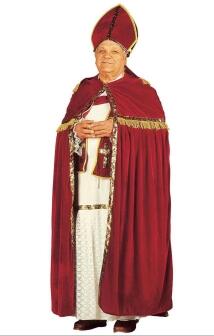 Karneval Herren Kostüm Deluxe Bischof Nikolaus