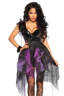 Karneval Halloween Damen Premium Kostüm Sexy Hexe