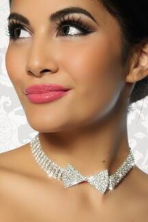 Atixo Karneval Halsband Kette Vintage