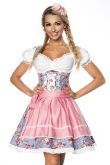 Oktoberfest Dirndl Kleid Denim blau