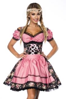 Oktoberfest Dirndl Kleid Denim schwarz