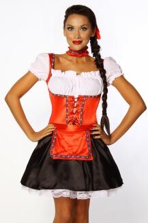 Karneval Damen Kostüm Dirndl Gundel
