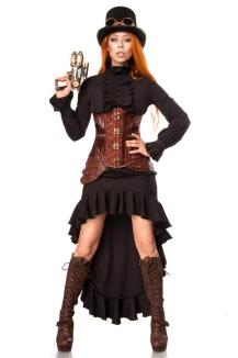 Karneval Damen Kostüm Steampunk Fighter