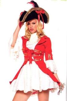 Leg Avenue Damen Kostüm Captain Booty